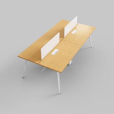 Modern Computer Office Desk Furniture Staff Four Seats Workstations