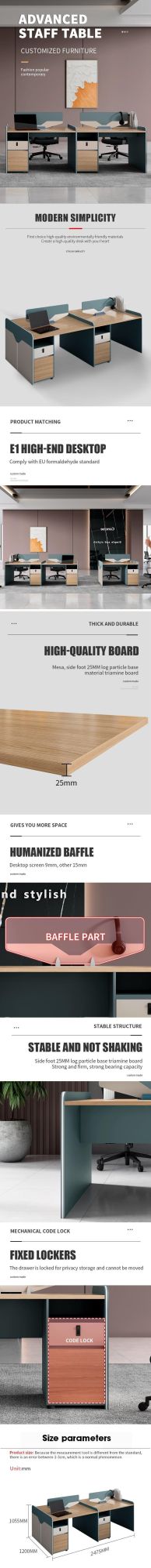 Office Furniture Panel System Dividers Office Cubicle Partition Workstation