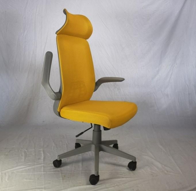 Plastic Ergonomic Boss Mesh Office Chair with Movable Headrest and Armrest
