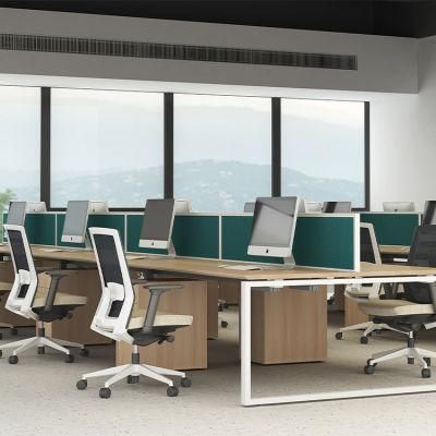 Modern Popular Workstation Office Computer Desk/Table Furniture with Cabinets