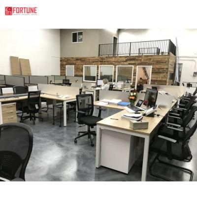 Canada Commercial Furniture Custom Made Adjustable Office Workstation Cubicle Desk Table Wood Design