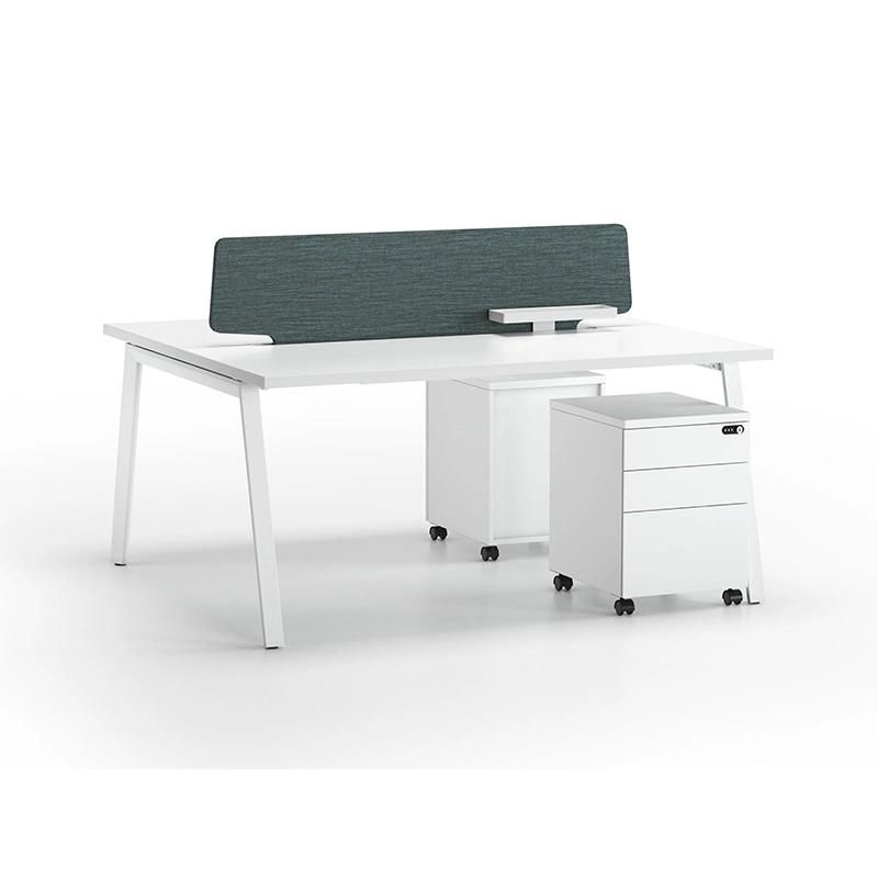 Modern Design White Office Computer Desk Six Seat Office Workststion