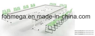Modern Conjoined U Shape Office Conference Room Table (FOH-TD-AM1207-B)