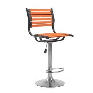 Back Modern Elastic Chair Orange Best Selling Industrial Bar Stool