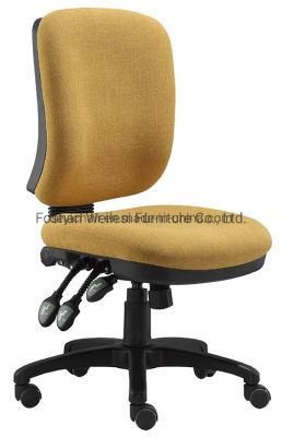 3 Lever Heavy Duty Mechanism Without Armrest Nylon Base Fabric Seat and Back MID Back Office Furniture Office Chair