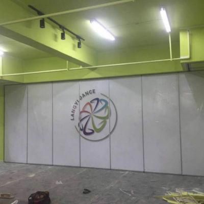 Ceiling Soundproof Movable Office Partition Wall / Sliding Folding Partitions