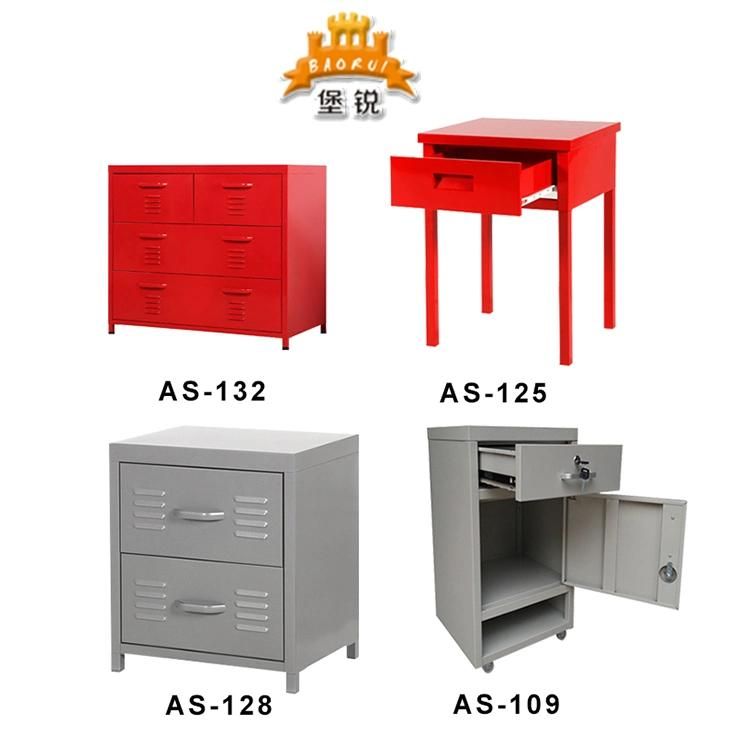Knocked Down Sliding Door Small Steel Filing Cabinet