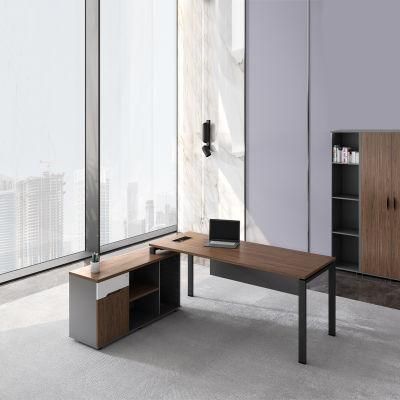 Chinese Modern Standing Study Wooden Office Furniture Desk Table for Home Use