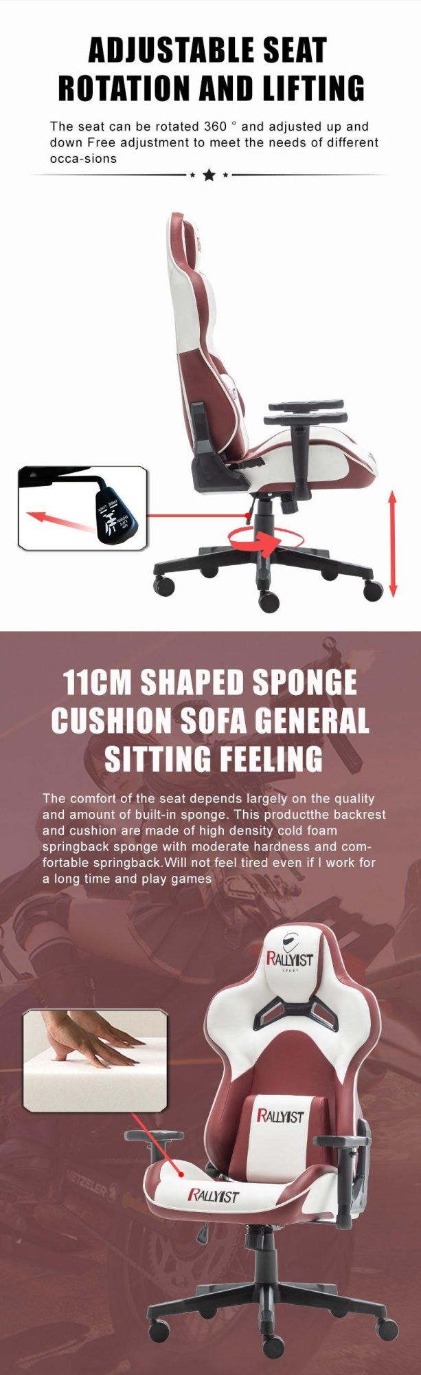 China Wholesale Good Quality and Cheap Quality Gaming Office Chair