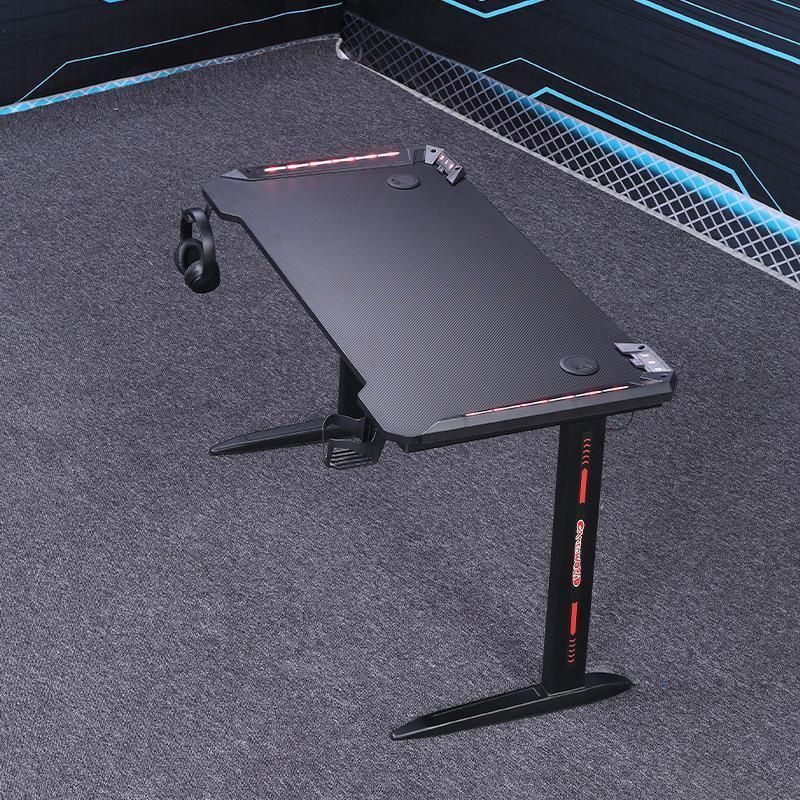 Elites Modern Office Desktop L Shaped RGB Multi Colors Gaming Table PC Game Desk for Gamer