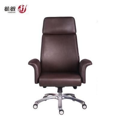 Office Furniture Luxury Office Manager Computer Desk Genuine Leather Chair