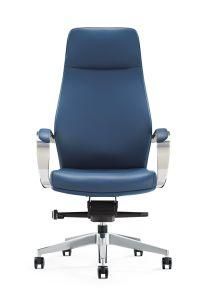Blue Ergonomic Director Plastic Gaming Office Chairs for Heavy People