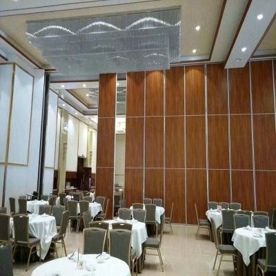 Banquet Sliding Folding Partition Melamine Movable Wooden Partition Wall
