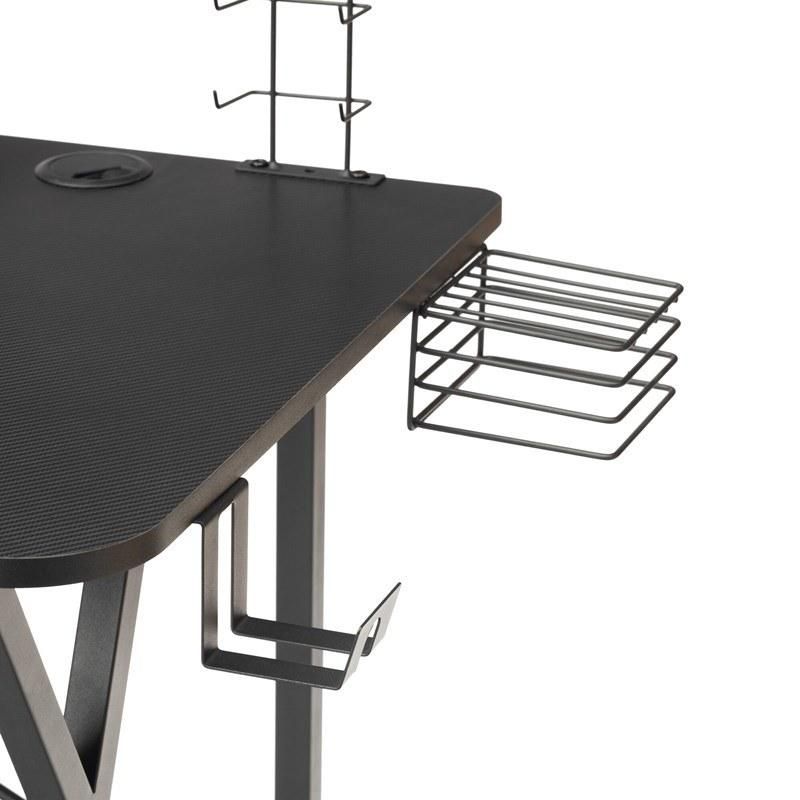47" Gamer Desk with PC Stand Shelf and USB Port
