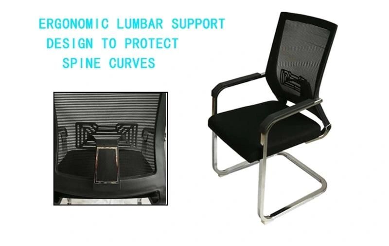 PP Back Frame Ergonomic Conference Room Mesh Office Chairs