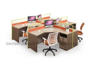 New Design Modern Modular Open Wooden Office Workstation for 4 Seats (BL-25B)