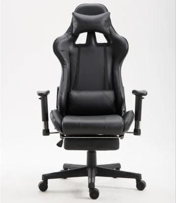 PU Swivel Reclining Office Gaming Chair with Leg Rest