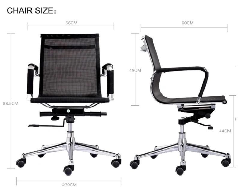High Back Adjustable Ergonomic Mesh Executive Conference Chair Swivel Black Office Chairs