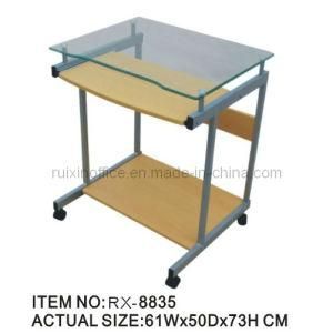 Melamine and Glass Laptop Table (RX-8835)