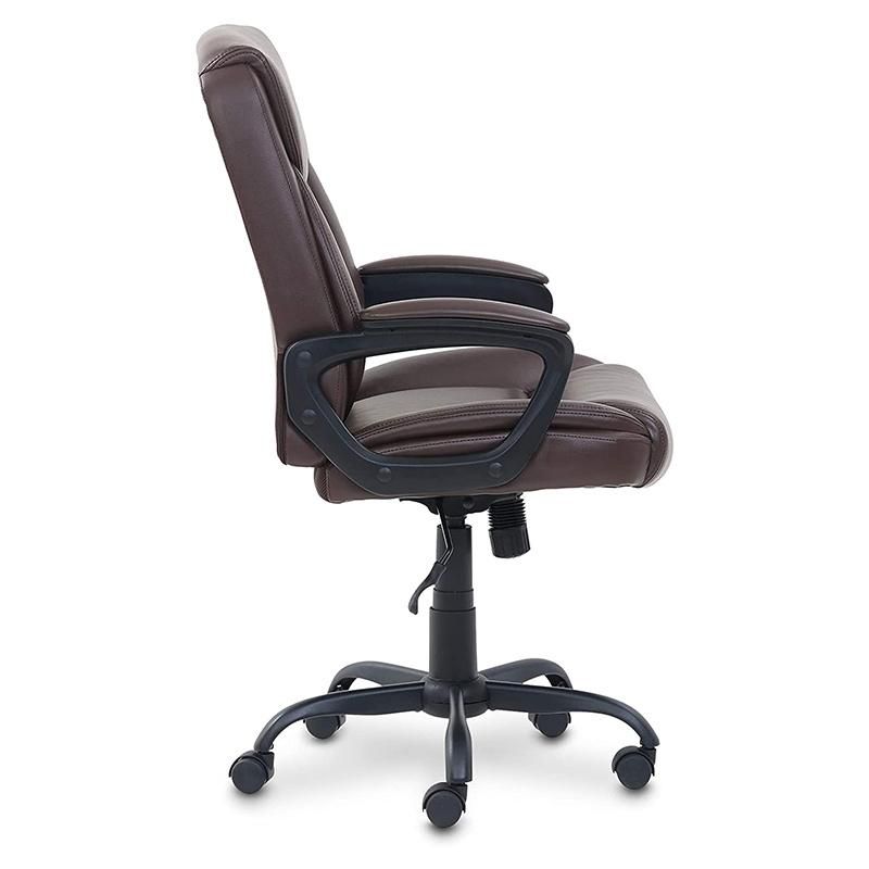 Li&Sung Small Package Middle Back PU Leather Office Chair