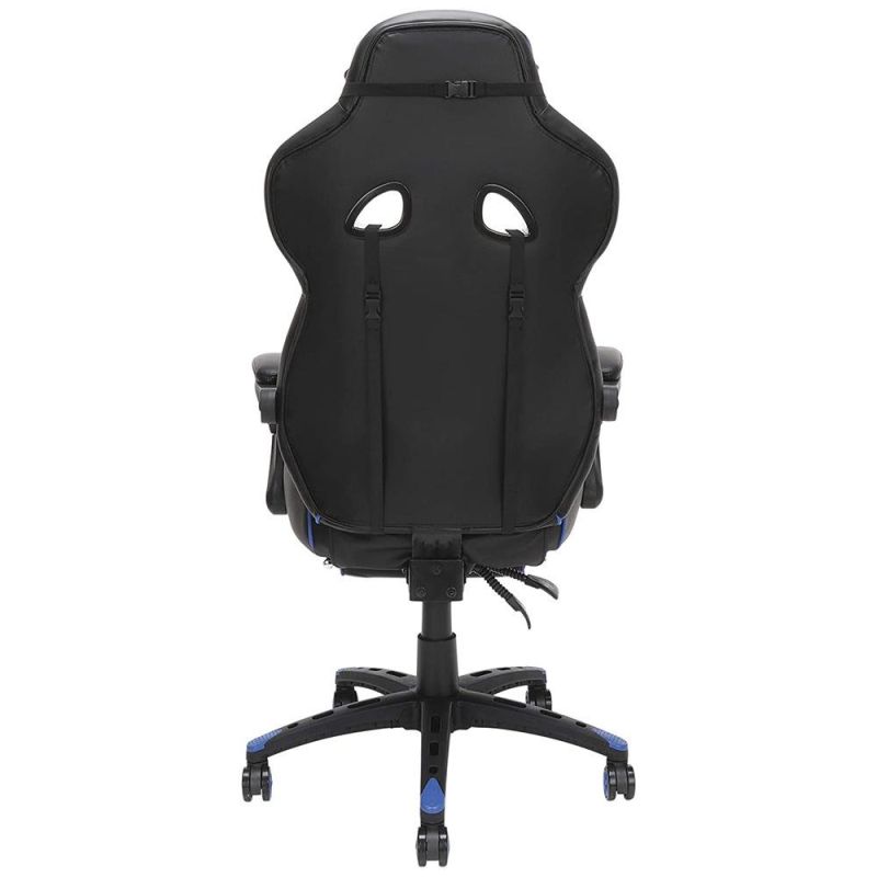 Black Factory Wholesale High Back Adjustable Leather Ergonomic Racing Game Chair