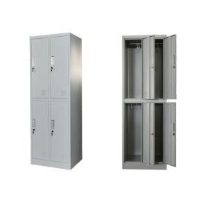 Luoyang Xinding Office Steel Furniture Light Grey 4 Door Cabinet Locker
