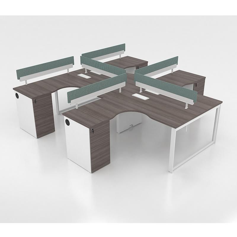 High Quality Modern Furniture Office Computer Desk Two Seats Workstation