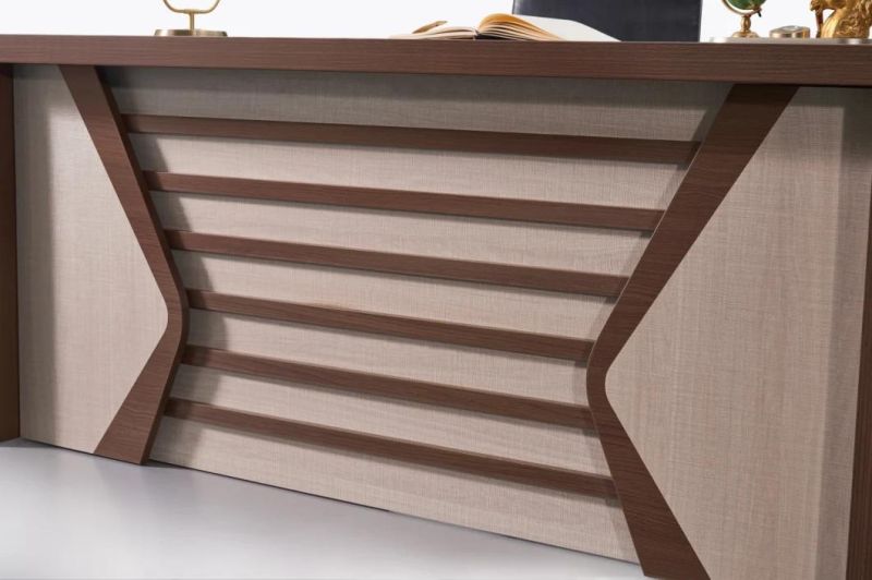 Hot Sale Patent Design Wooden L Shaped MDF Modern Executive Office Table