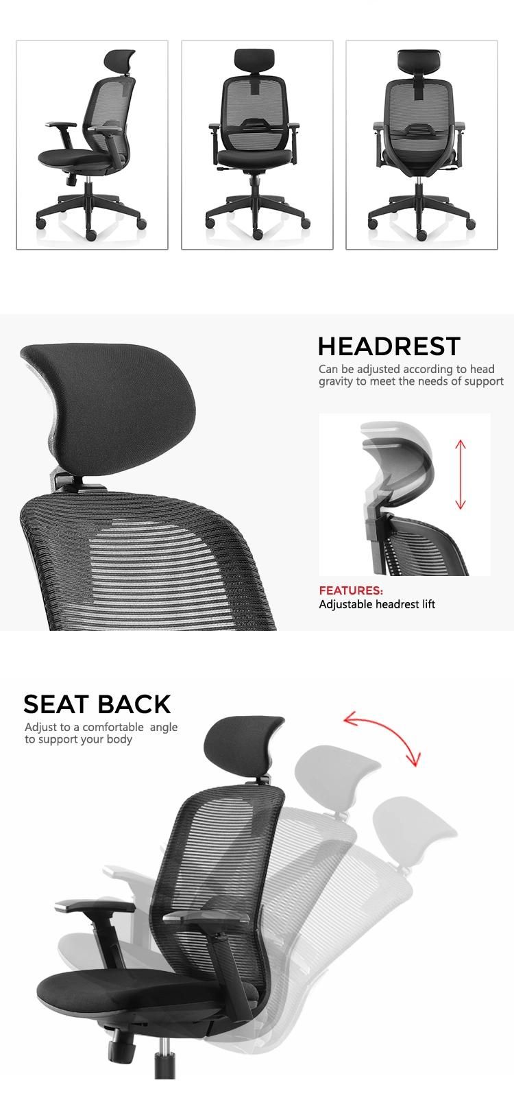 Wholesale New Style Lift MID Back Modern Full Mesh Swivel Ergonomic Office Chair