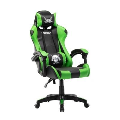 Padded Armrest Gaming Chair with with Lumbar Support and Footrest