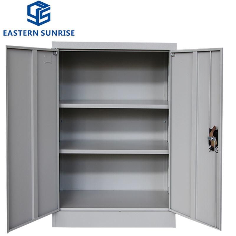 Two Swing Door Cheap Steel Filing Cabinet Storage Cupboard