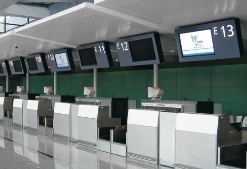 Multi-Function Ticket Service Check-in Counters for Airport