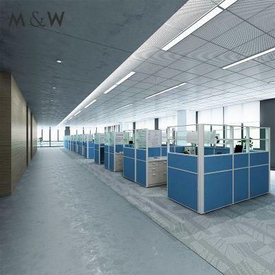 Fashion Partition System Desk Design Modular L Shaped Workstation Office Furniture