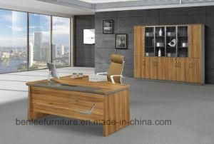 L Shape Modern Simple Office Wood Furniture Drector Office Desk (BL-181)