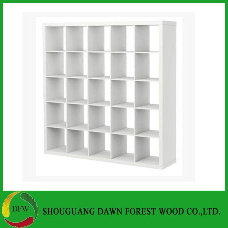 White Color MFC Board Office Furniture Bookcase