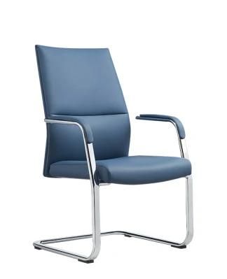 2022 New Design Low Back Leather Reception and Meeting Chair