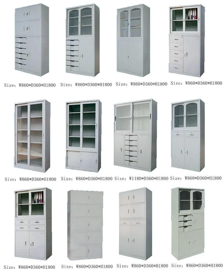 4-Door 3-Drawer Metal Office Storage Wardrobe Lockers/Shelf