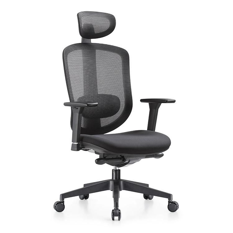 Aluminium Back Ergonomic Mesh Medium Back Executive Office Chair