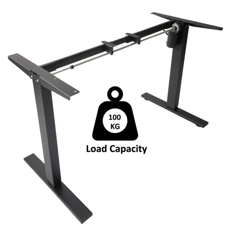 Single Motor Height Adjustable Desk Frame Manufacturer Electric Sit Standing Desk