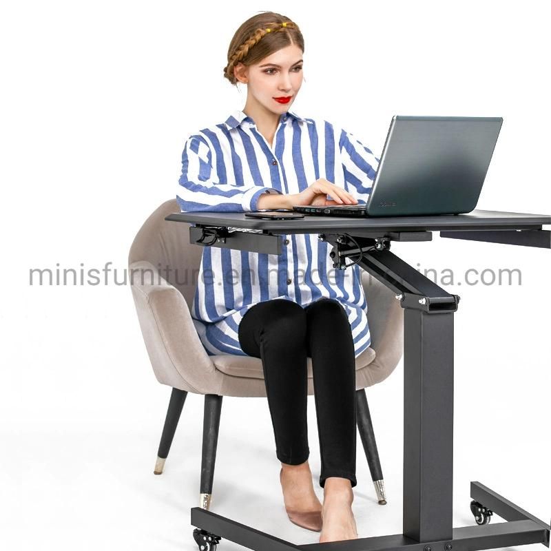 (M-OD1131) Small Computer Table Movable Adjustable Height Standing/Sitting Computer Desk