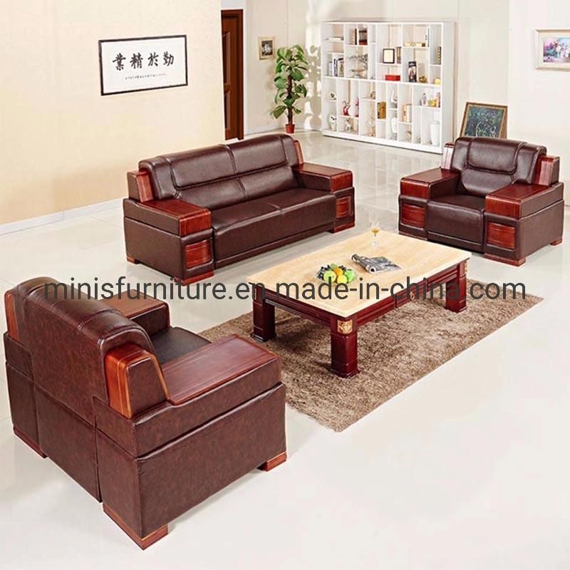(M-SF24) Hot Sales Popular Vistor Waiting Office Leather Sofa