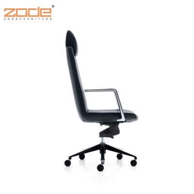 Zode Modern Home/Living Room/Office Simple Black PU Leather Adjustable Ergonomic Executive Office Furniture Computer Chair