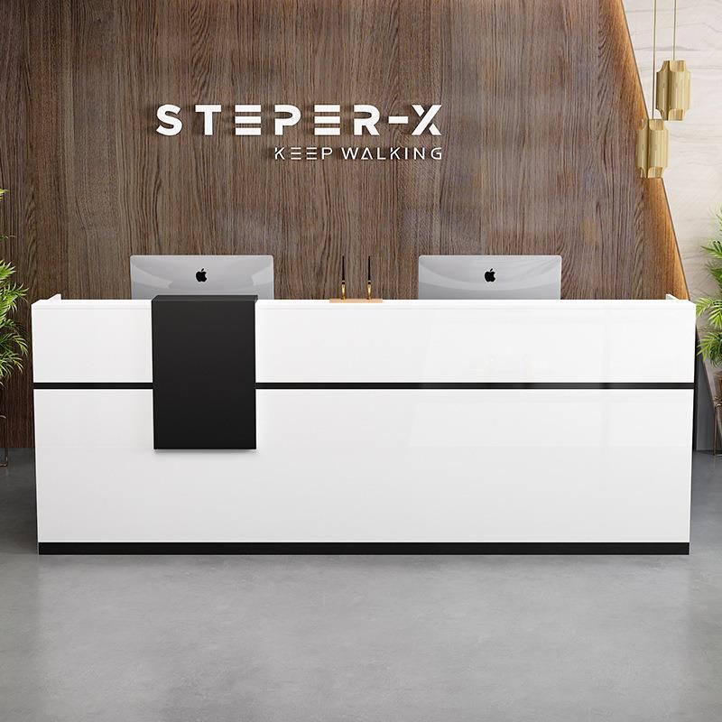 Hl-035 2021 Top Quality Mix Color Salon Reception Table Consult Table for Sale Cashier Desk Check-out Counter Checkstand