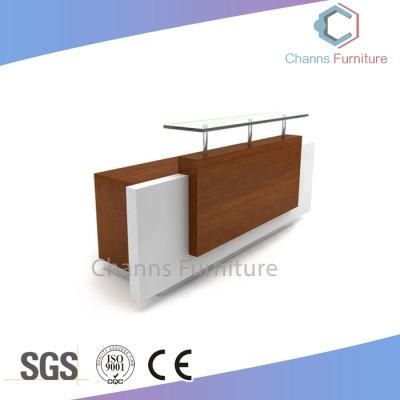 Stylish Wooden Furniture Office Reception Desk Front Table (CAS-RA04)