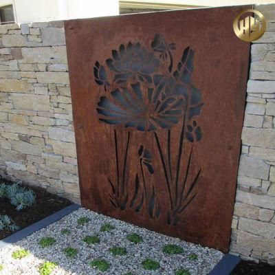 Garden Corten Steel Customized Metal Decorative Screen