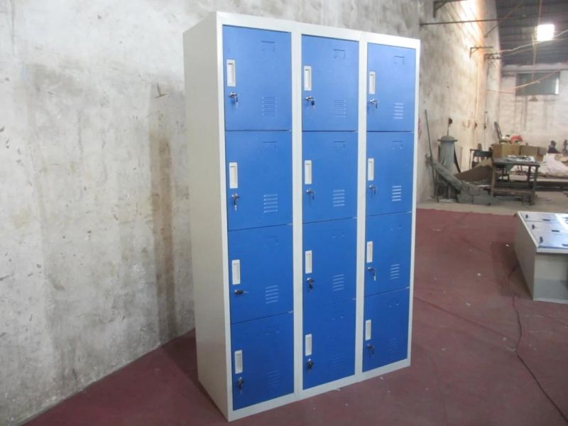 12 Door School Gym Office Metal Locker Cabinet