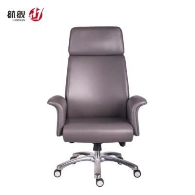 Luxury Genuine Leather Modern Office Chair Swivel Boss Chair