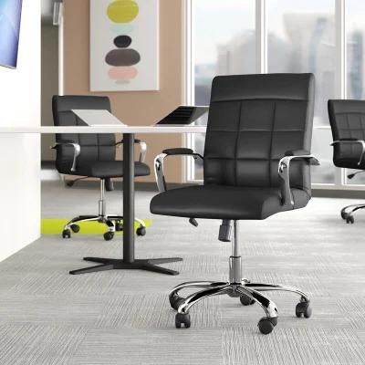 Contemporary MID-Back Rocking Executive Swivel Office Chair with Armrest