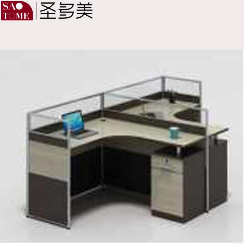 Modern Office Furniture Computer Desk Opposite Four-Person Office Desk