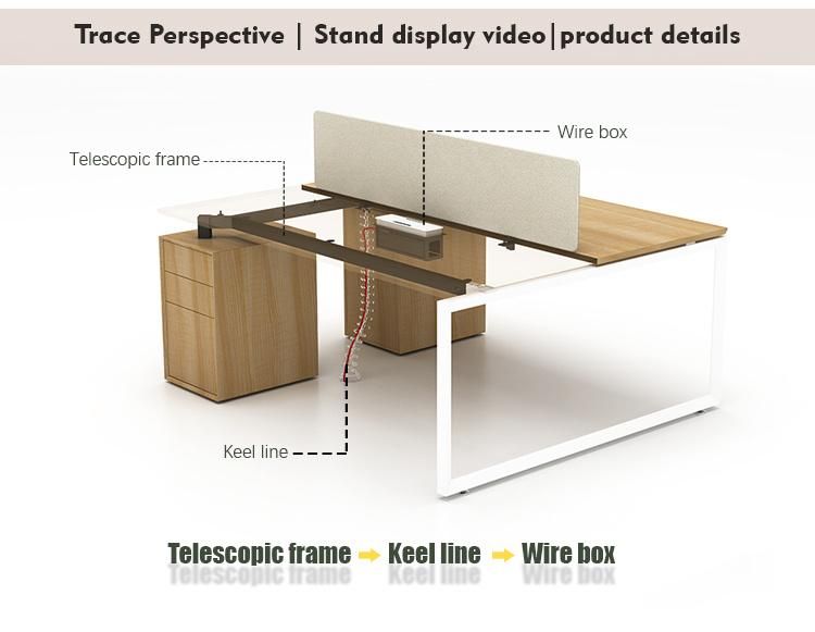 Factory Wholesale Modern Furniture Wooden Table Desk Office Workstation